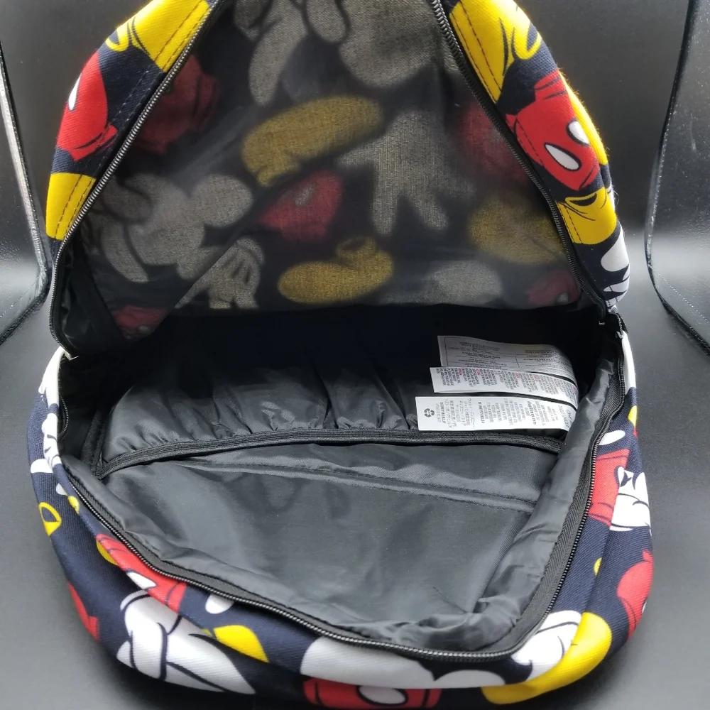 Disney Mickey Mouse Parts Backpack Full Size Backpack Authentic Disney New